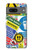 S3960 Collage d'autocollants de signalisation de sécurité Etui Coque Housse pour Google Pixel 7a