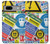 S3960 Collage d'autocollants de signalisation de sécurité Etui Coque Housse pour Google Pixel 7a