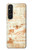 S0566 Dessin technique Da Vinci Etui Coque Housse pour Sony Xperia 1 V