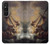 S1091 Rembrandt Christ dans la tempête Etui Coque Housse pour Sony Xperia 1 V