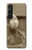 S1386 Sculpture papier Chouette Etui Coque Housse pour Sony Xperia 1 V