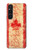 S1603 Drapeau du Canada Vieux Millésime Etui Coque Housse pour Sony Xperia 1 V