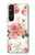 S1859 Motif Rose Etui Coque Housse pour Sony Xperia 1 V
