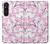 S1972 Sakura fleur de Cerisiers Etui Coque Housse pour Sony Xperia 1 V