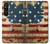 S2349 Old American Drapeau Etui Coque Housse pour Sony Xperia 1 V