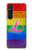 S2900 Arc en ciel LGBT Fierté lesbienne Drapeau Etui Coque Housse pour Sony Xperia 1 V