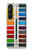S3243 Ensemble de peinture aquarelle Etui Coque Housse pour Sony Xperia 1 V