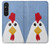 S3254 Poulet Dessin animé Etui Coque Housse pour Sony Xperia 1 V