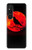 S3328 Corbeau Rouge Lune Etui Coque Housse pour Sony Xperia 1 V