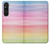 S3507 Coloré Arc-en-ciel pastel Etui Coque Housse pour Sony Xperia 1 V