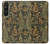 S3661 William Morris Forest Velvet Etui Coque Housse pour Sony Xperia 1 V