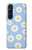 S3681 Motif de fleurs de marguerite Etui Coque Housse pour Sony Xperia 1 V