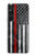 S3687 Drapeau américain de pompier mince ligne rouge Etui Coque Housse pour Sony Xperia 1 V