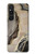 S3700 Imprimé graphique or marbré Etui Coque Housse pour Sony Xperia 1 V