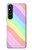 S3810 Vague d'été licorne pastel Etui Coque Housse pour Sony Xperia 1 V