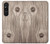 S3822 Graphique de la texture du bois imprimé Etui Coque Housse pour Sony Xperia 1 V