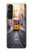 S3867 Tramways à Lisbonne Etui Coque Housse pour Sony Xperia 1 V