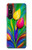 S3926 Peinture à l'huile de tulipe colorée Etui Coque Housse pour Sony Xperia 1 V