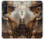 S3949 Crâne Steampunk Fumer Etui Coque Housse pour Sony Xperia 1 V