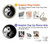 S1372 Lune Yin-Yang Etui Coque Housse pour Sony Xperia 10 V
