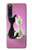 S1832 Chat d'amour Etui Coque Housse pour Sony Xperia 10 V