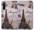 S2211 Carte postale de Paris Tour Eiffel Etui Coque Housse pour Sony Xperia 10 V