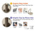 S2832 New York 1903 Flatiron Cartes Postales Bâtiment Etui Coque Housse pour Sony Xperia 10 V