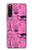 S2885 Paris Rose Etui Coque Housse pour Sony Xperia 10 V