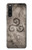 S2892 Symbole Triskele Texture de pierre Etui Coque Housse pour Sony Xperia 10 V