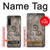 S2892 Symbole Triskele Texture de pierre Etui Coque Housse pour Sony Xperia 10 V