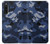 S2959 Marine Bleu Camo camouflage Etui Coque Housse pour Sony Xperia 10 V