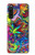 S3255 Motif Art coloré Etui Coque Housse pour Sony Xperia 10 V