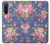 S3265 Motif Fleur millésimé Etui Coque Housse pour Sony Xperia 10 V