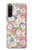 S3688 Motif d'art floral floral Etui Coque Housse pour Sony Xperia 10 V