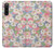 S3688 Motif d'art floral floral Etui Coque Housse pour Sony Xperia 10 V