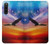 S3841 Pygargue à tête blanche volant dans un ciel coloré Etui Coque Housse pour Sony Xperia 10 V