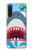 S3947 Caricature d'hélicoptère de requin Etui Coque Housse pour Sony Xperia 10 V