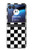 S1611 Échiquier Damier Noir Blanc Etui Coque Housse pour Motorola Razr 40 Ultra