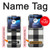 S2842 Noir et blanc Buffle motif de vérification Etui Coque Housse pour Motorola Razr 40 Ultra