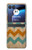 S3033 Bois Chevron Imprimé millésimé Graphic Etui Coque Housse pour Motorola Razr 40 Ultra