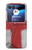 S3316 Angleterre Drapeau graphique Football Millésime Etui Coque Housse pour Motorola Razr 40 Ultra