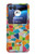 S3391 Art abstrait carreaux de mosaïque graphique Etui Coque Housse pour Motorola Razr 40 Ultra