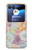 S3705 Fleur florale pastel Etui Coque Housse pour Motorola Razr 40 Ultra