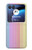 S3849 Couleurs verticales colorées Etui Coque Housse pour Motorola Razr 40 Ultra