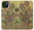S0214 Van Gogh quinze tournesols Etui Coque Housse pour iPhone 15
