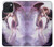 S0407 fantaisie Ange Etui Coque Housse pour iPhone 15