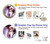 S0407 fantaisie Ange Etui Coque Housse pour iPhone 15