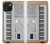 S0891 Clavier numérique Piano Etui Coque Housse pour iPhone 15