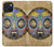 S0965 Masque africain Baluba Etui Coque Housse pour iPhone 15