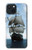 S1096 Bateau à voile dans un océan Etui Coque Housse pour iPhone 15